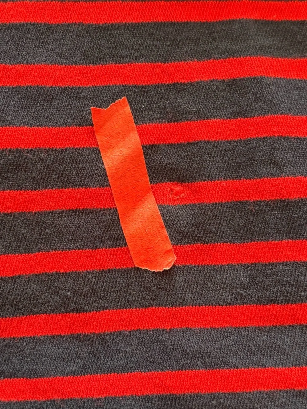 Frank & Eileen Patrick Popover Henley Red/Navy Stripe Size XS - Picture 6 of 6